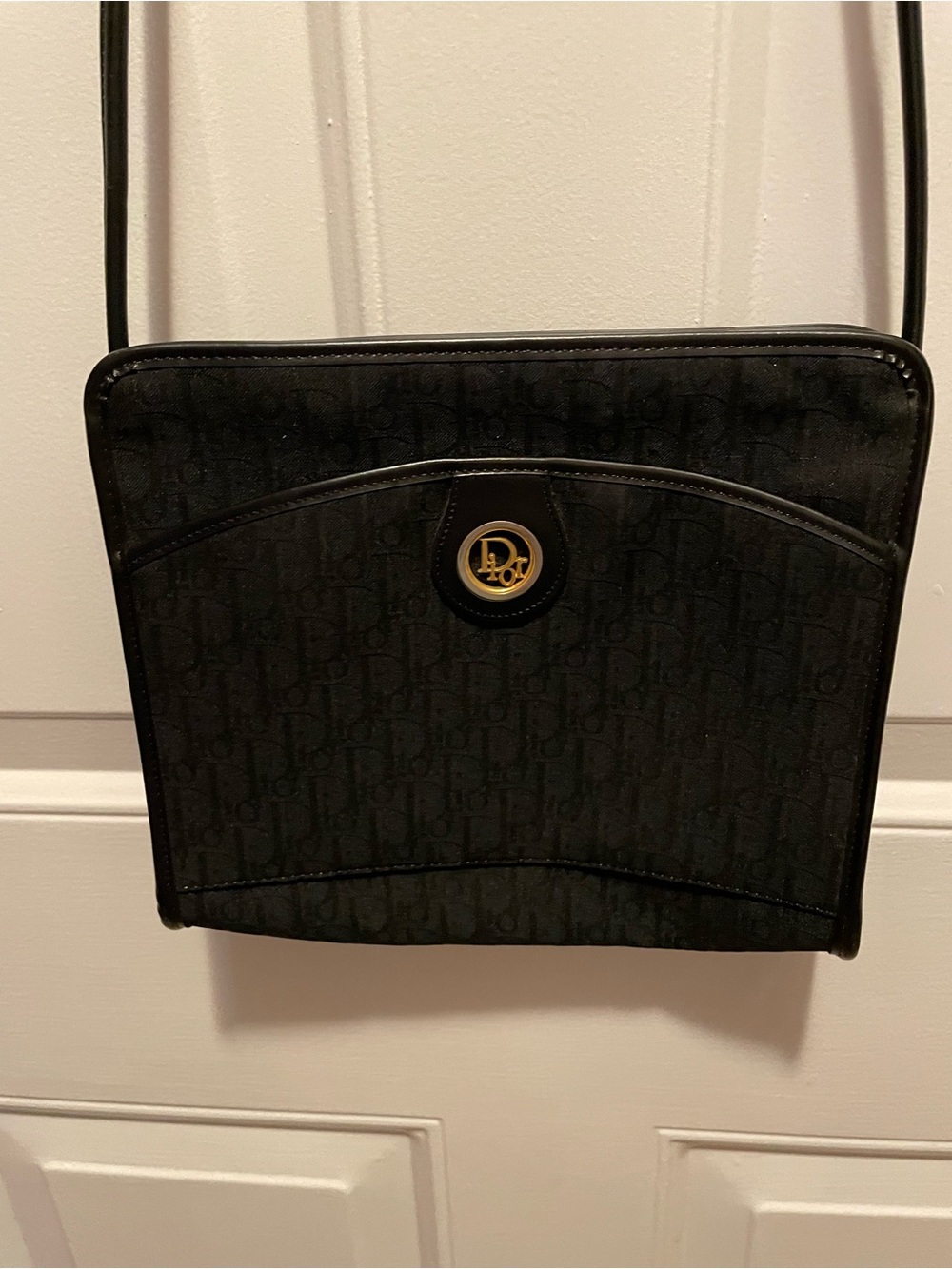 Vintage Christian Dior Black trotter Crossbody Bag excellent condition - Picture 4 of 16